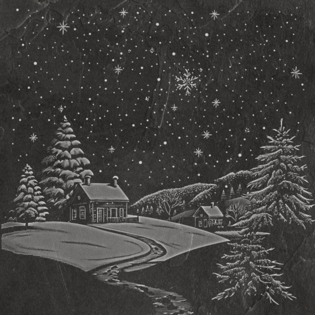 Christmas Slate Coaster Pack (set of 6)