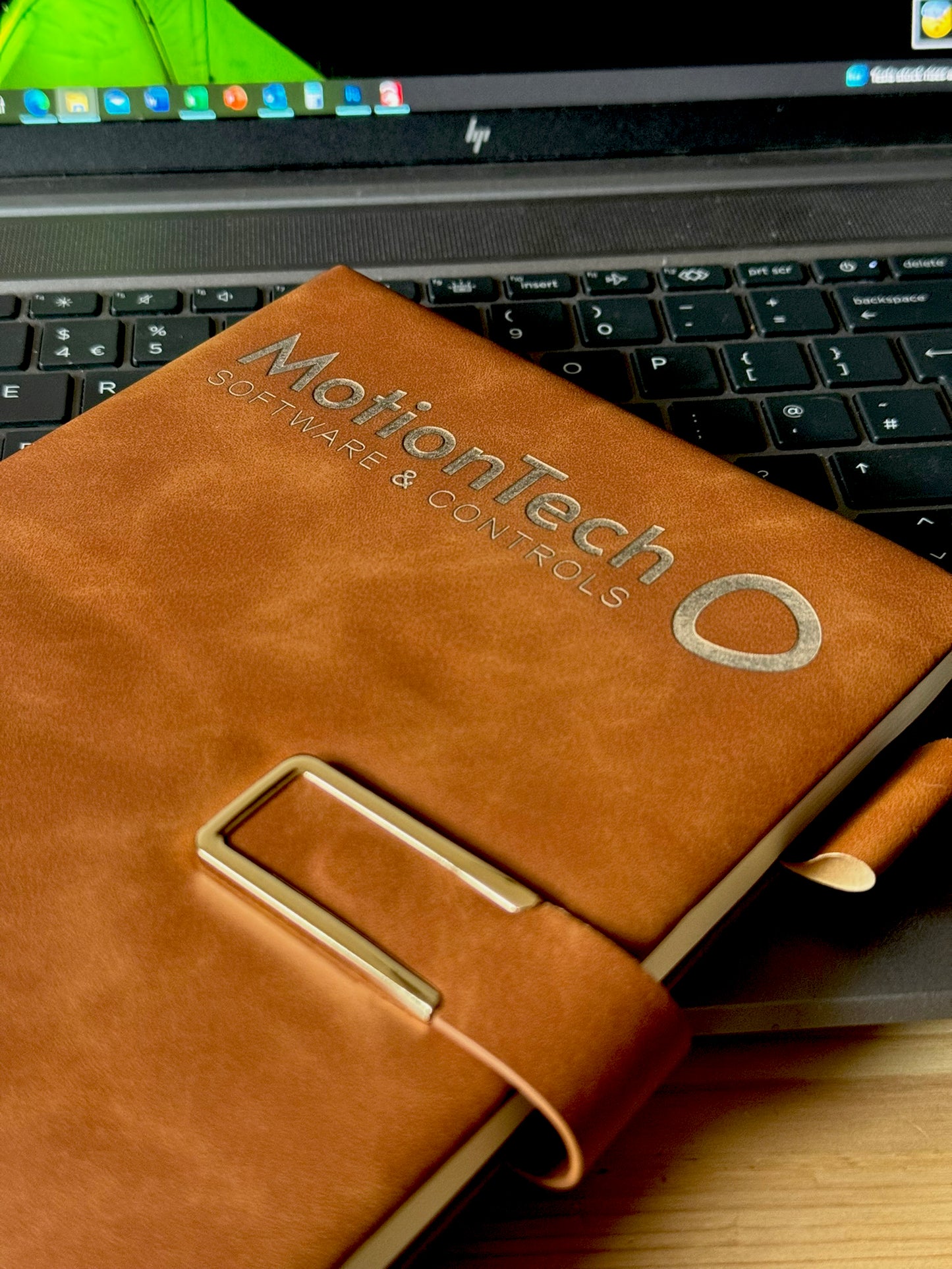 Personalised P-Leather Notebook | Custom Engraved | 21x15cm (8.27” x 5.91”) | 200 Pages