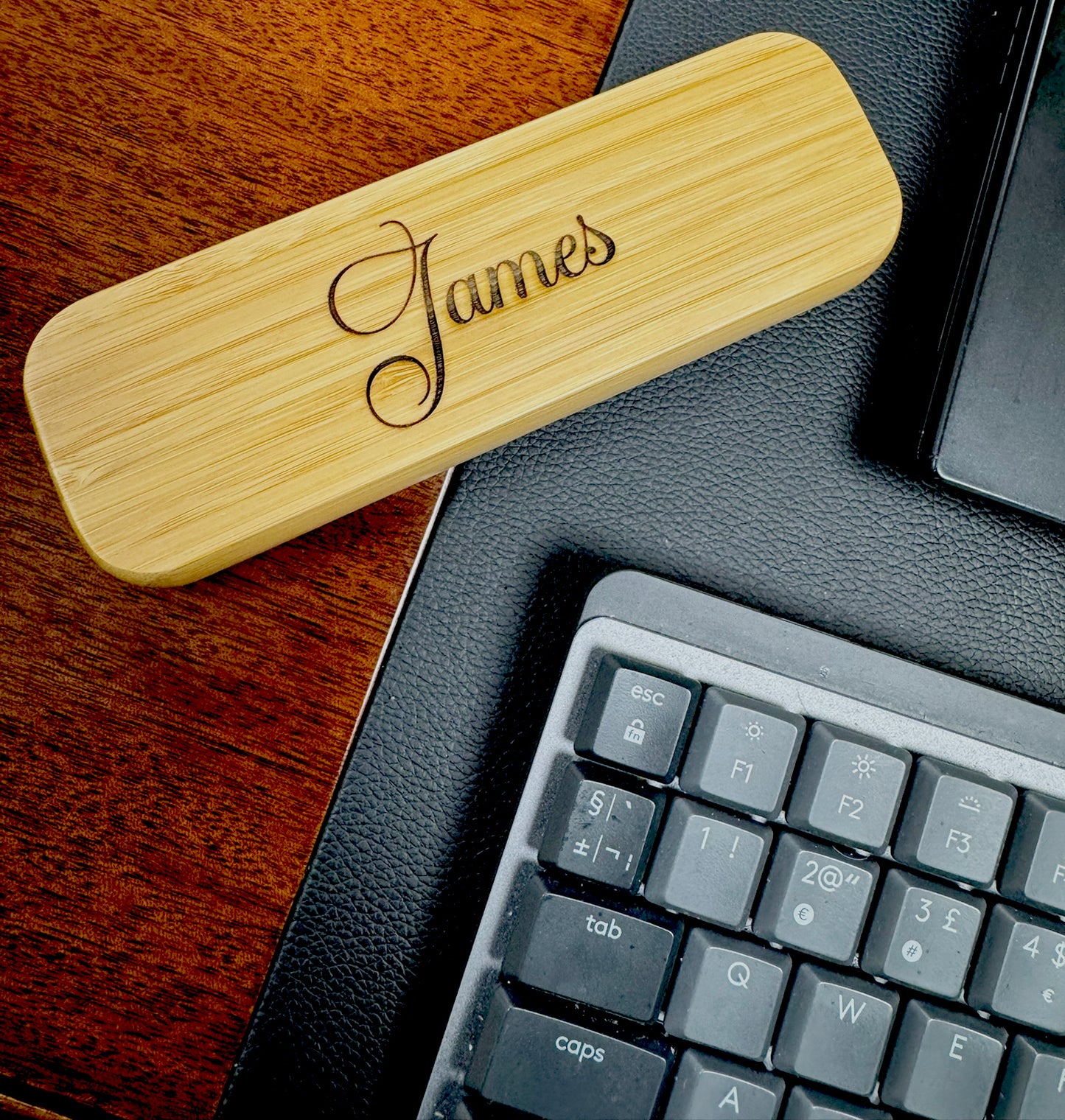 Custom Engraved Bamboo Pen and Case Set | Corporate Gifts | Branded Promotional Item