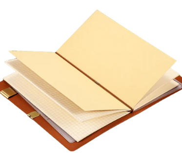 Premium Pleather Notebook with Personalised Engraving | 12x20cm (4.72” x 7.87”) | Customisable with 8 Variants