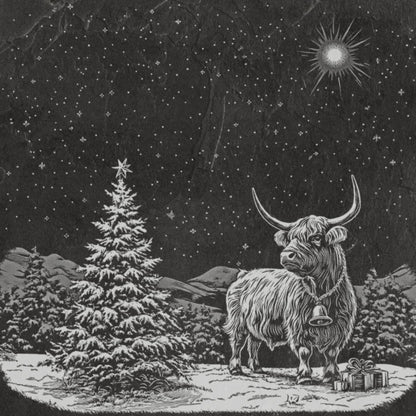 Christmas Slate Coaster Pack (set of 6)