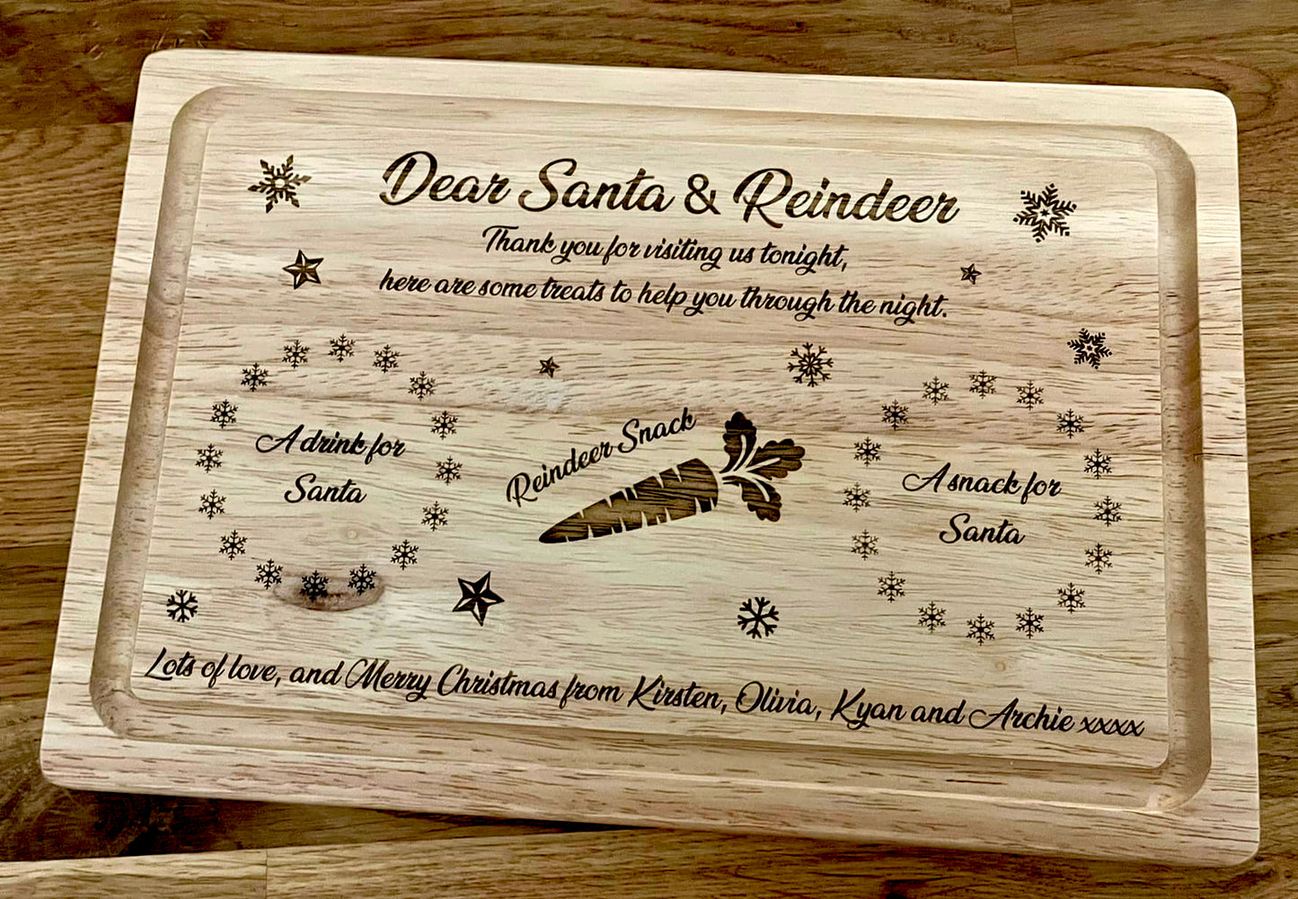 Christmas Eve Boards + (optional personal message)