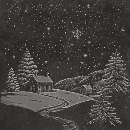 Christmas Slate Coaster Pack (set of 6)