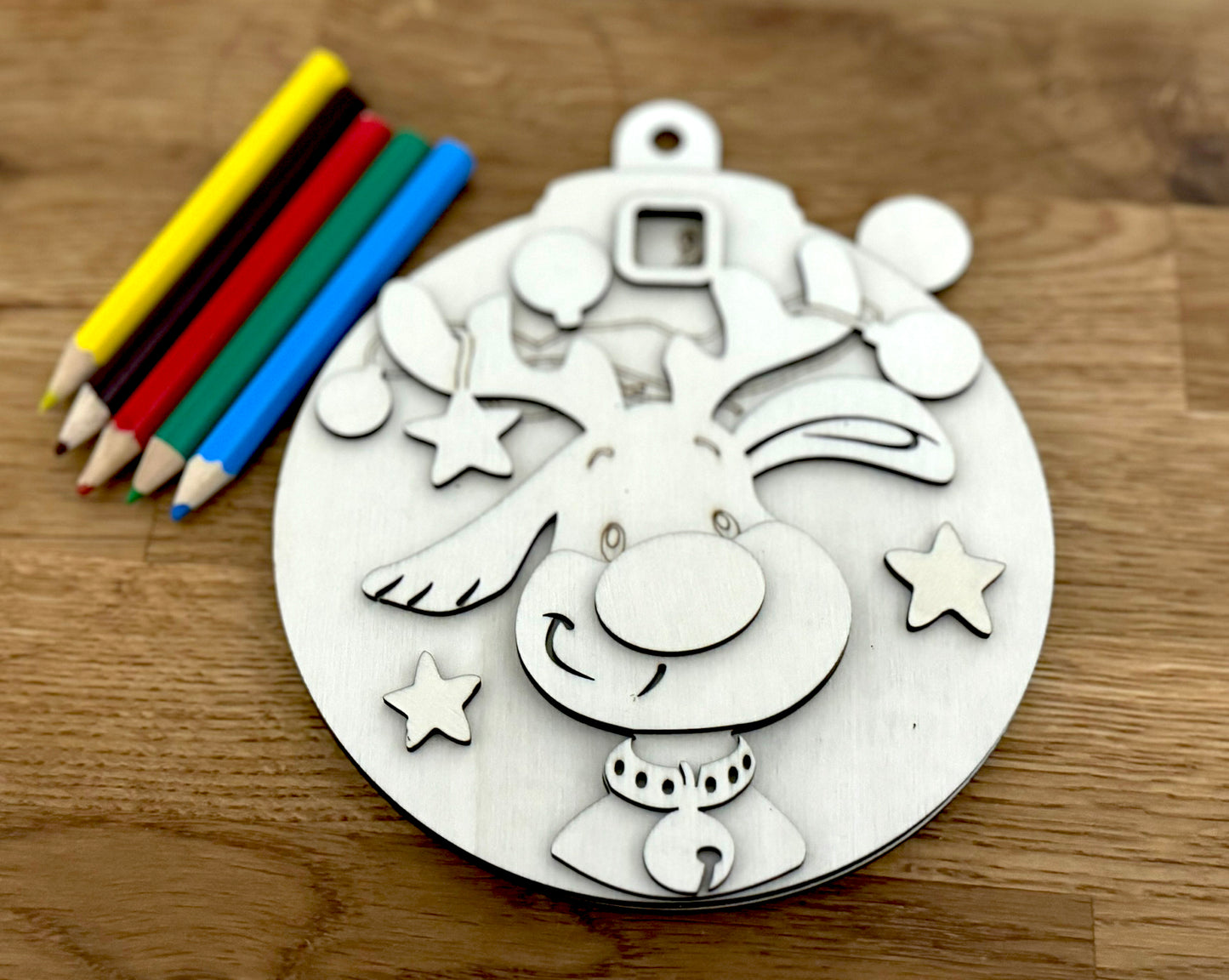 Rudolph Days to Christmas Count Down and Colouring