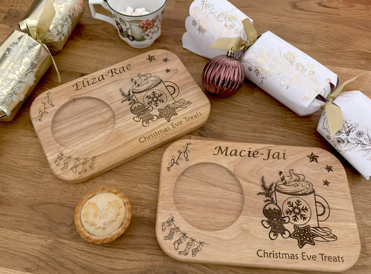 Personalised Christmas Tea Serving Board