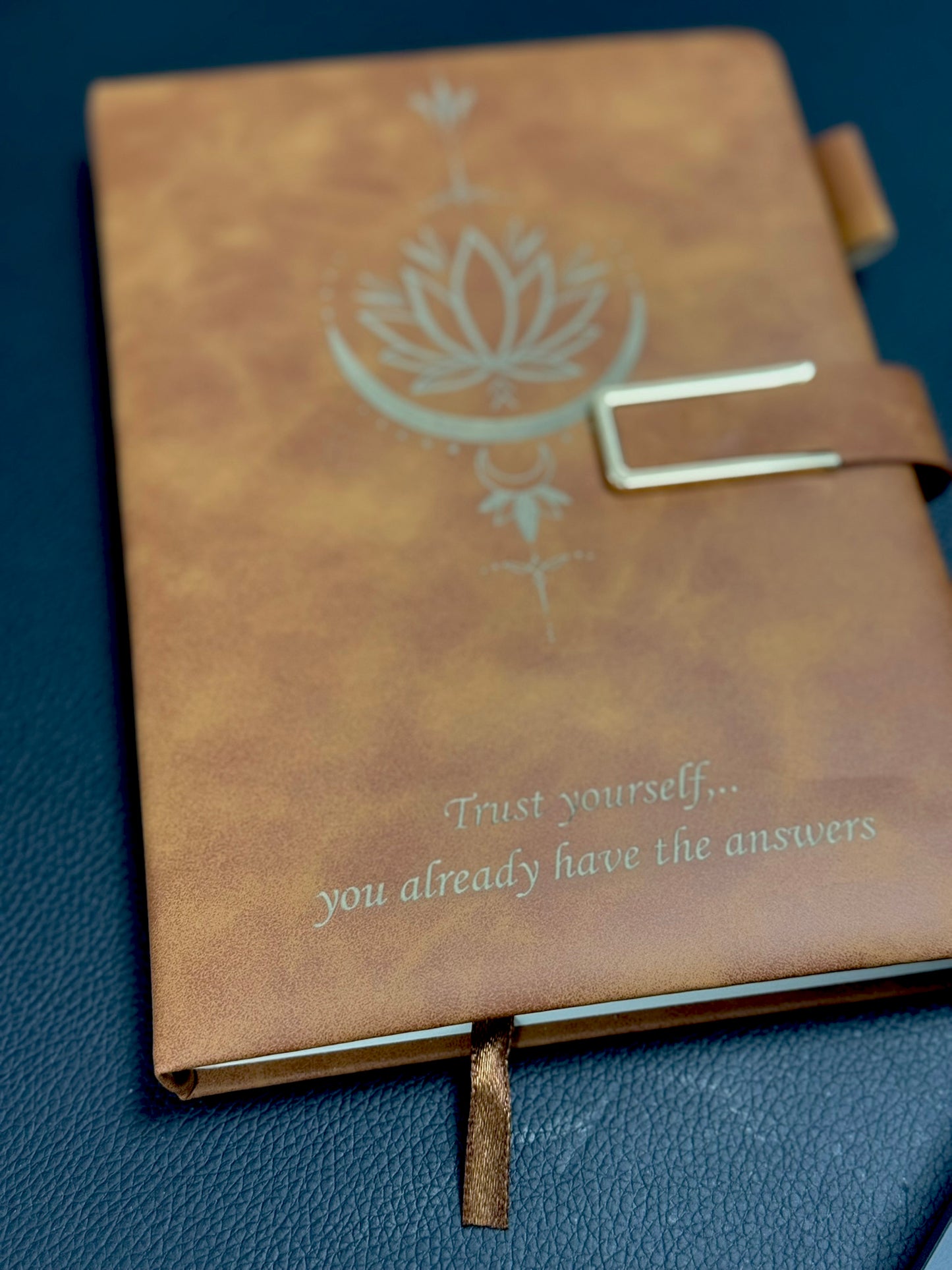 Personalised P-Leather Notebook | Custom Engraved | 21x15cm (8.27” x 5.91”) | 200 Pages