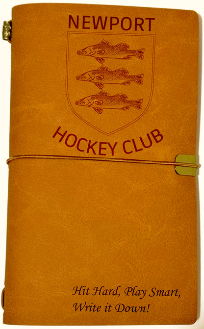 Premium Pleather Notebook with Personalised Engraving | 12x20cm (4.72” x 7.87”) | Customisable with 8 Variants