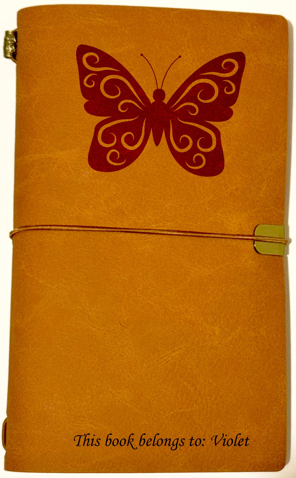 Premium Pleather Notebook with Personalised Engraving | 12x20cm (4.72” x 7.87”) | Customisable with 8 Variants