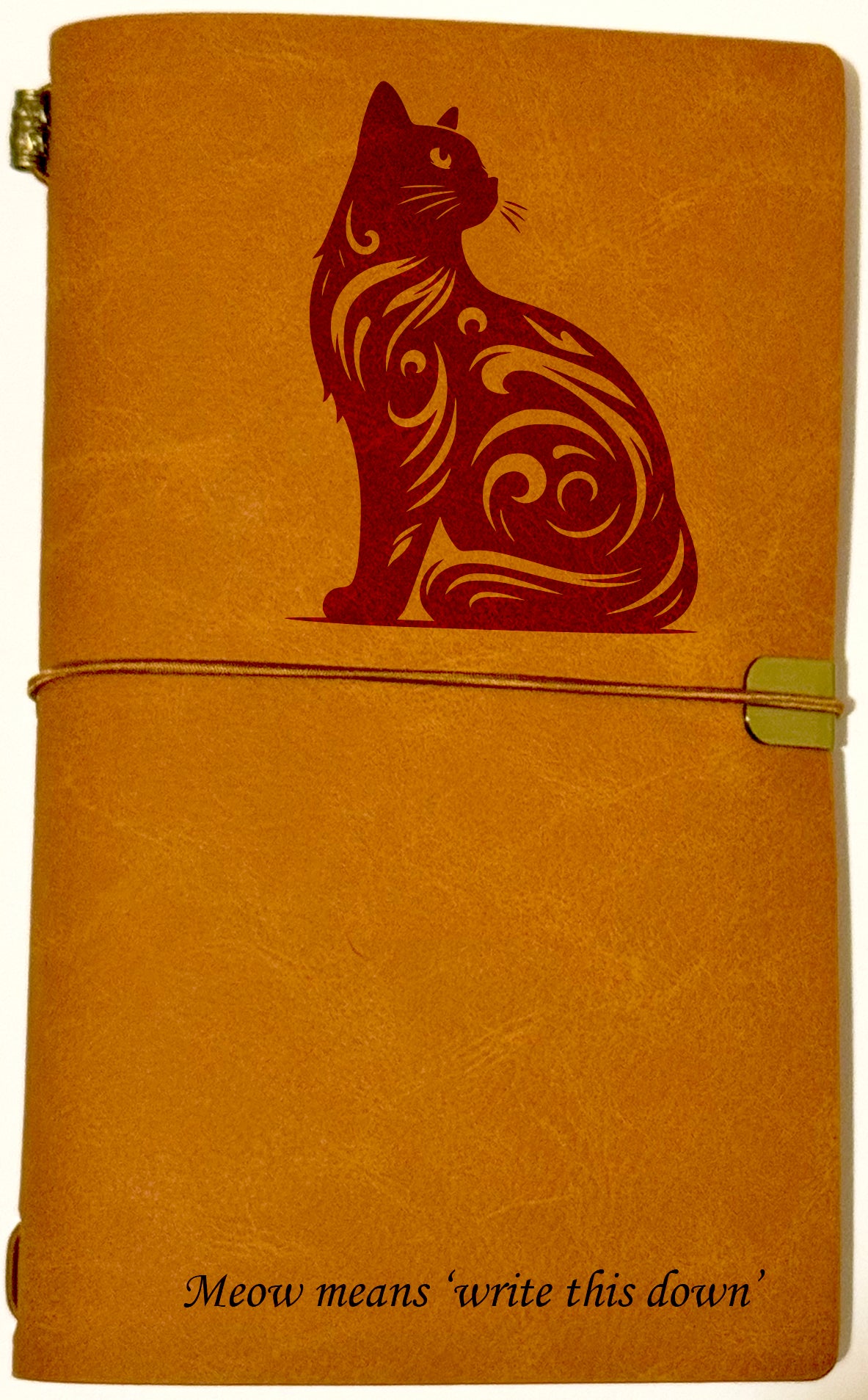 Premium Pleather Notebook with Personalised Engraving | 12x20cm (4.72” x 7.87”) | Customisable with 8 Variants