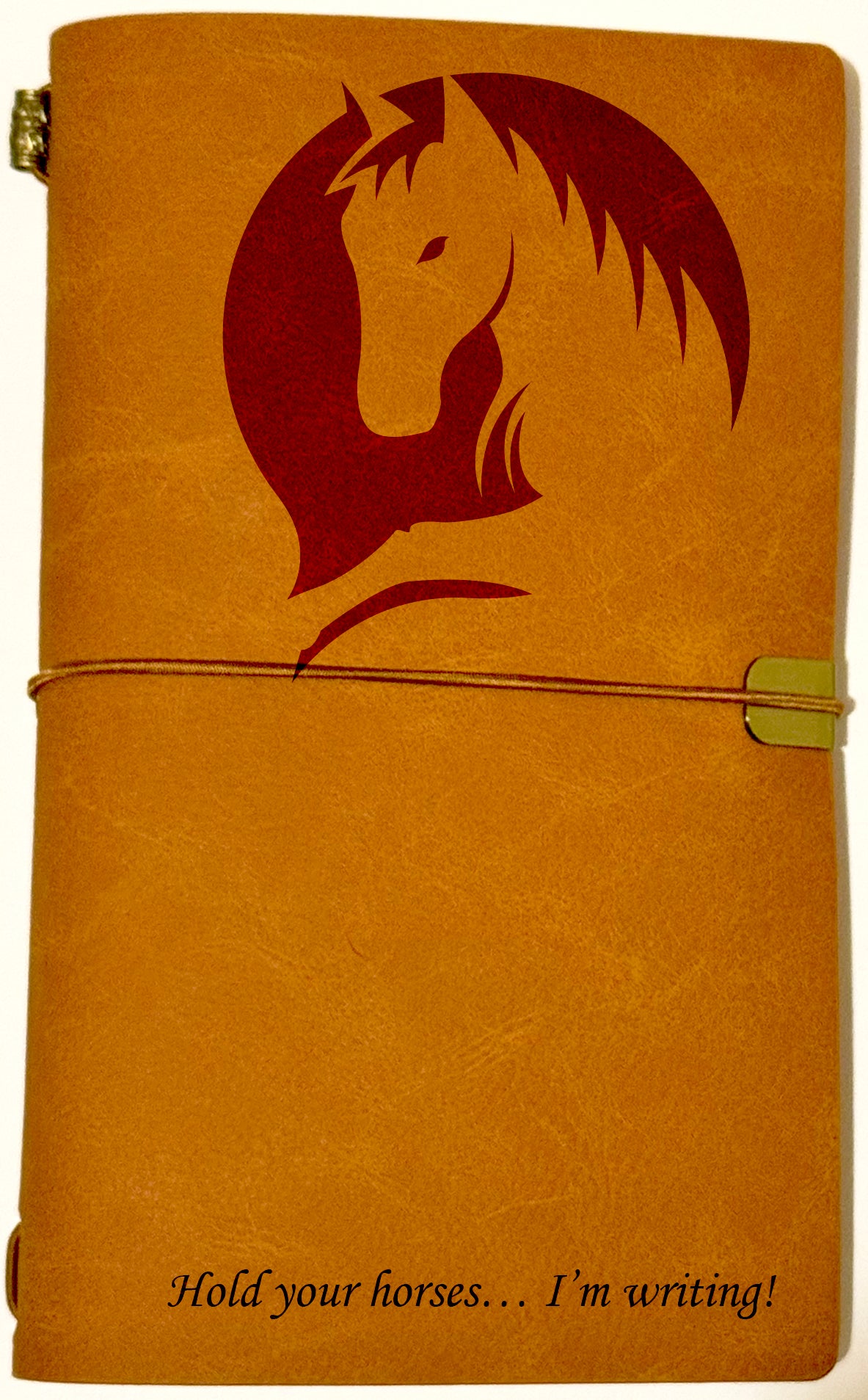 Premium Pleather Notebook with Personalised Engraving | 12x20cm (4.72” x 7.87”) | Customisable with 8 Variants