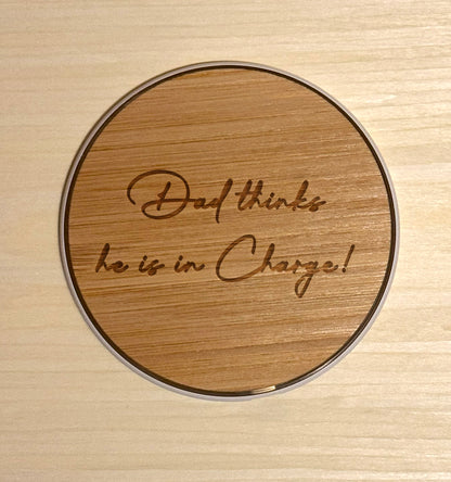 15W Fast Wireless Charger Pad – Personalised Qi-Compatible Charging – Personalised Just for You